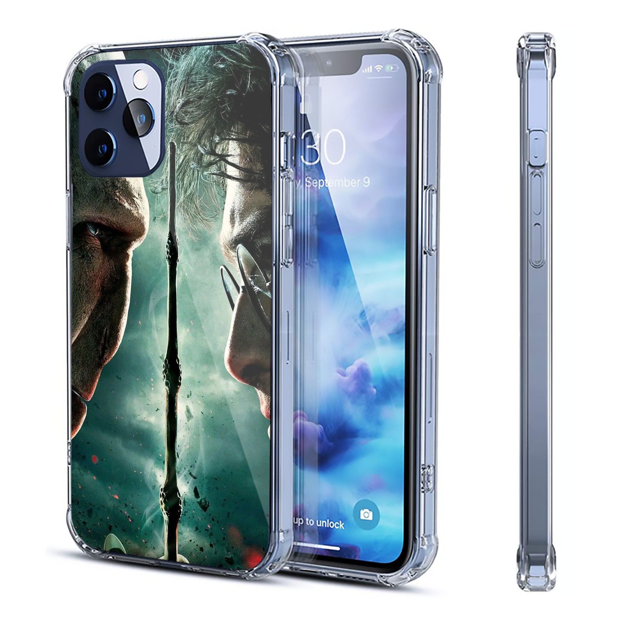 （画像用） Harry Potter ハリー・ポッターシリーズ 【iPhone 12シリーズ対応】透明スマホケース（クリアソフトケース）